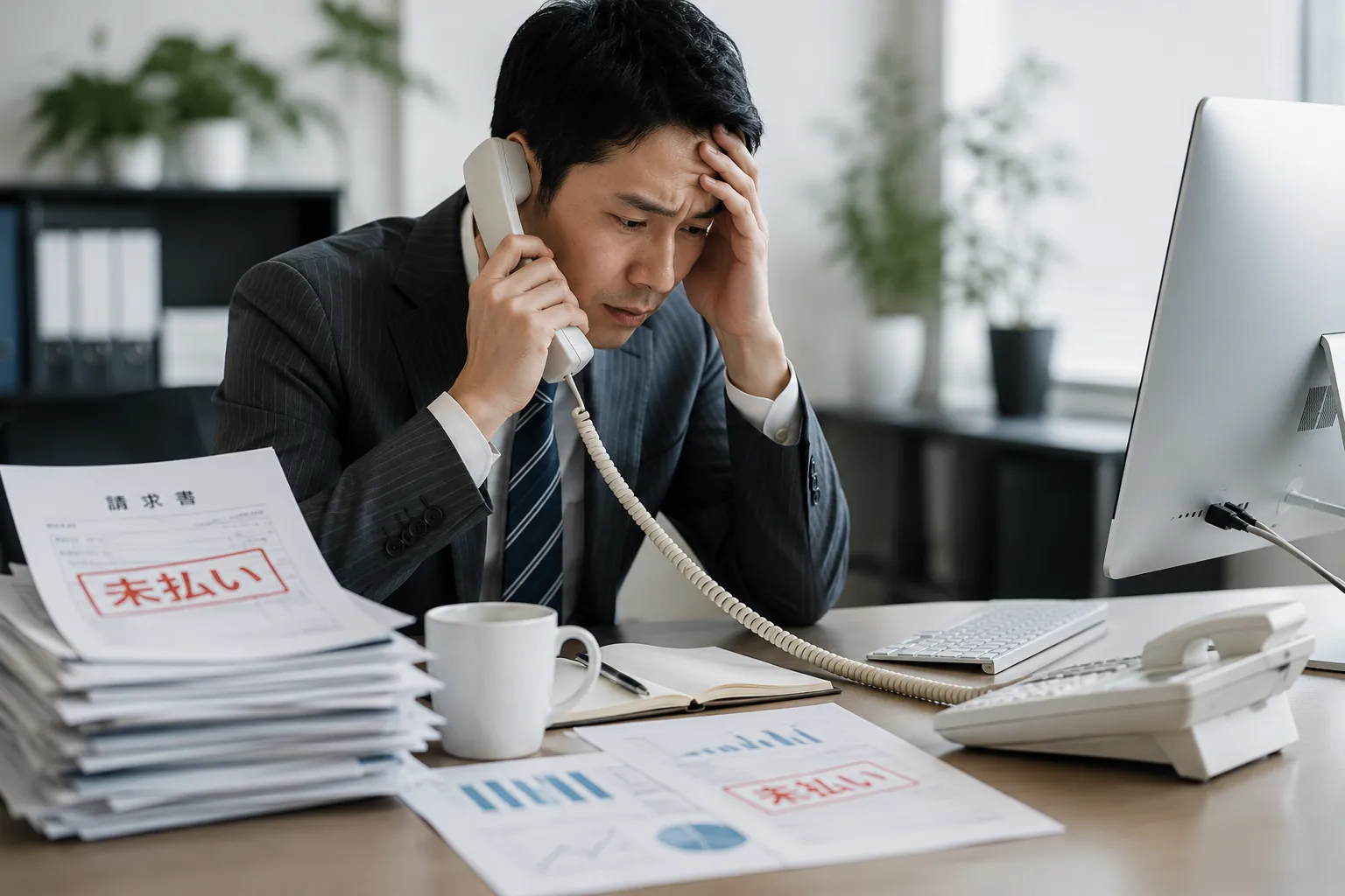 売掛金の未回収が怖い